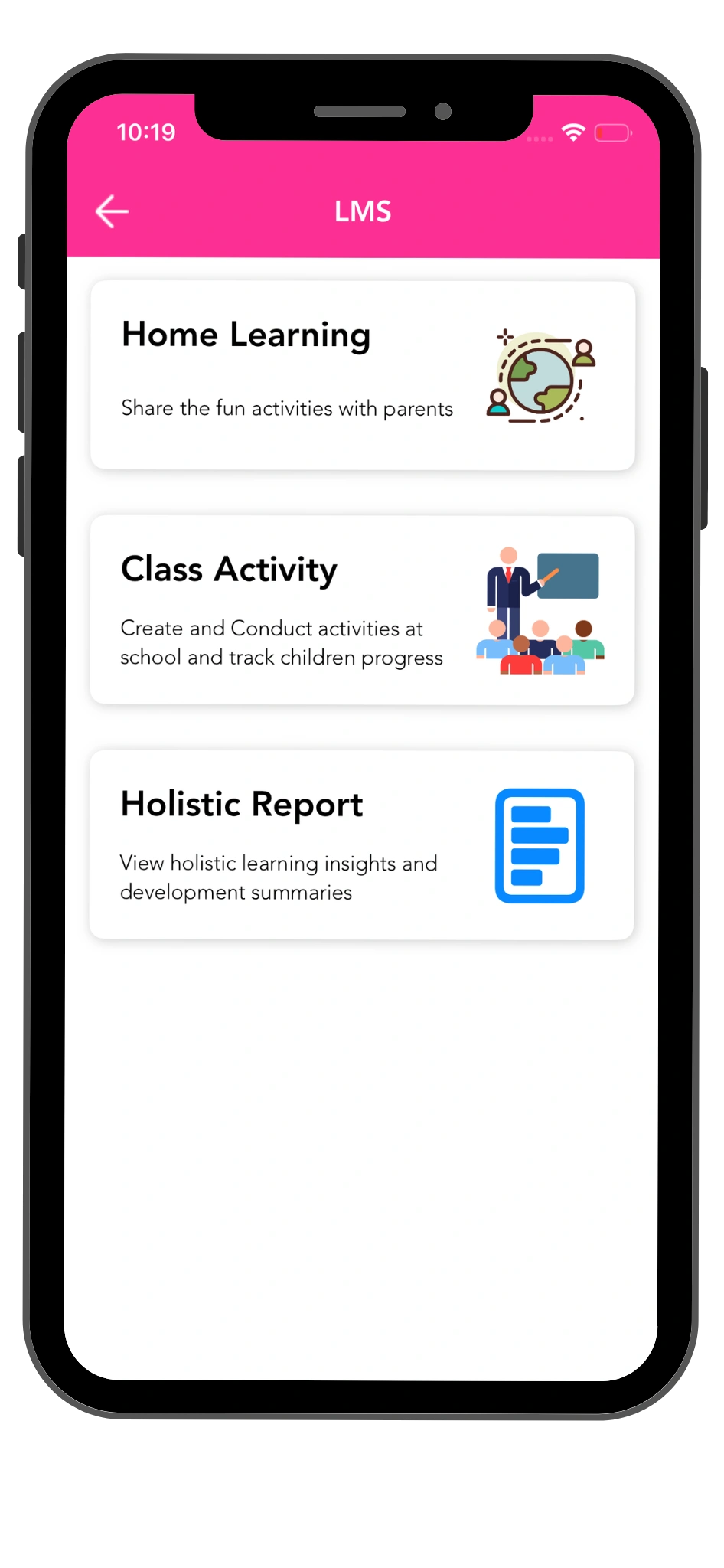 lilTriangle lms screen
